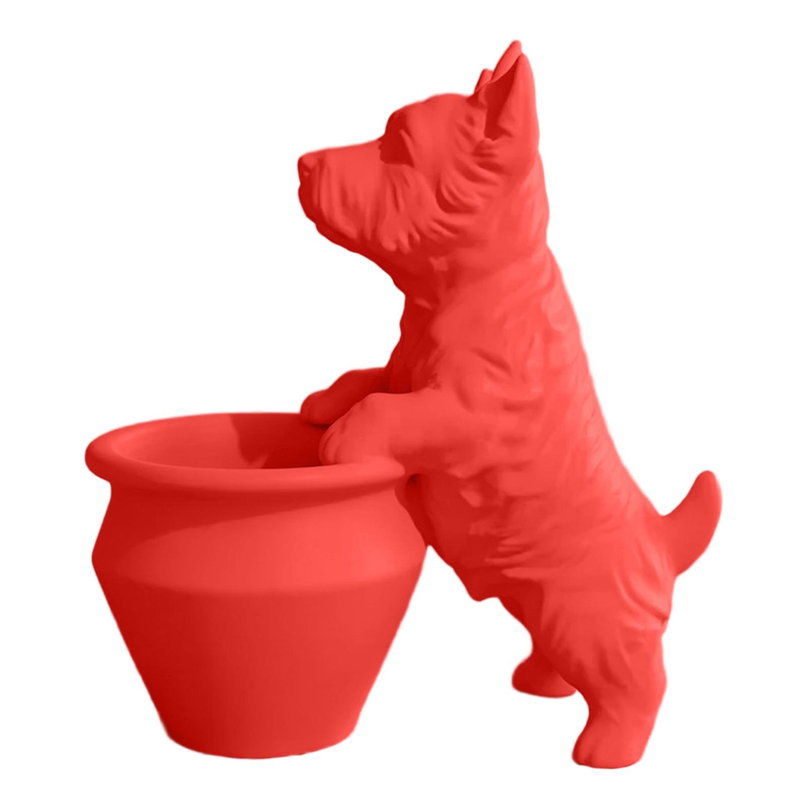 18CM West Highland Terrier Dog Planter Decorative Resin Flower Pot Holder Indoor Outdoor Garden Accent with Detailed Figurine Design One Size красный
18CM West Highland Terrier Dog Planter Decorative Resin Flower Pot Holder Indoor Outdoor Garden Accent with Detailed Figurine Design One Size красный