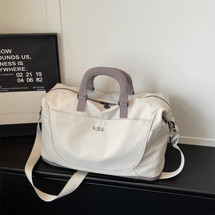 Contrasting letter embroidery tote bag women s shoulder bag брудно-білий
Contrasting letter embroidery tote bag women s shoulder bag брудно-білий