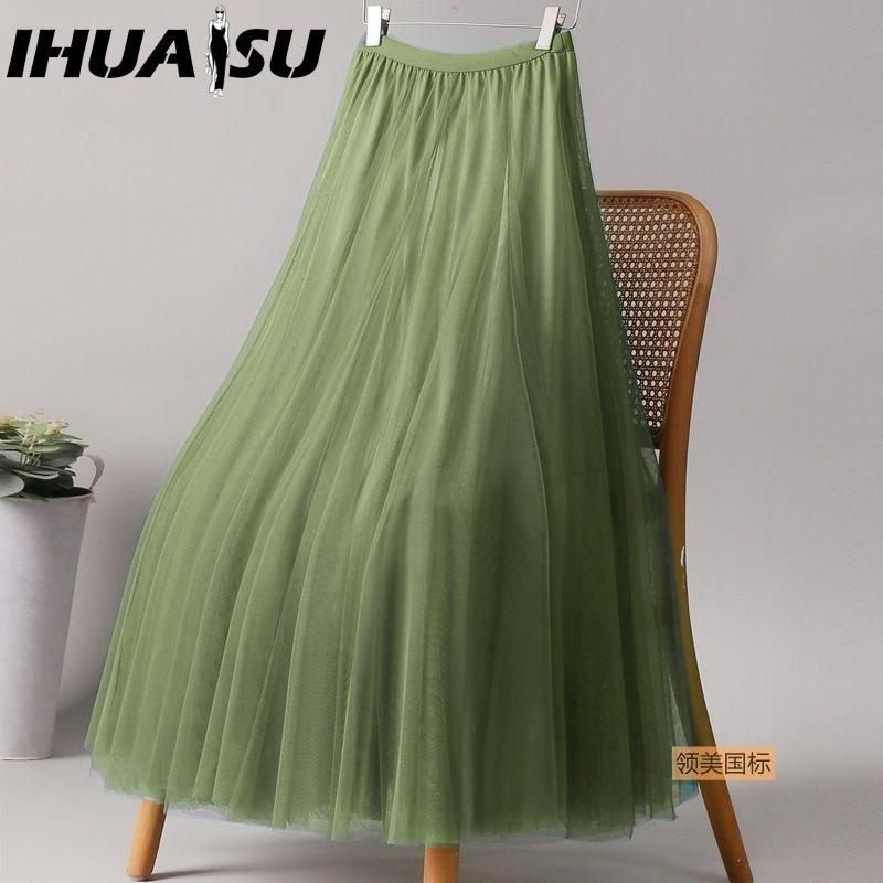 IHUASU 28 кольорів Жіноча модна повсякденна літня весняна спідниця M кислота зелений колір
IHUASU 28 кольорів Жіноча модна повсякденна літня весняна спідниця M кислота зелений колір