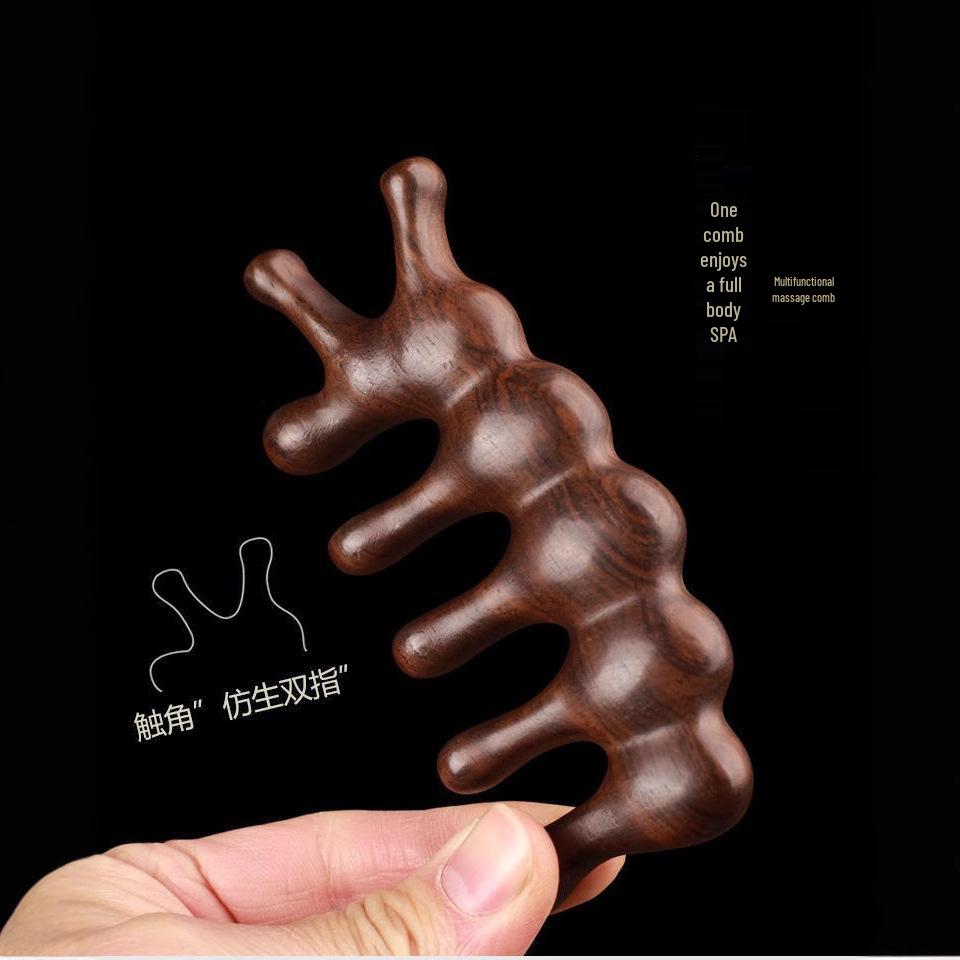 Sandalwood Hippopotamus Multifunctional Massage Comb with Thick Round Head for Scalp, Neck, Acupressure, Facial, and Nose Bridge.
Sandalwood Hippopotamus Multifunctional Massage Comb with Thick Round Head for Scalp, Neck, Acupressure, Facial, and Nose Bridge.