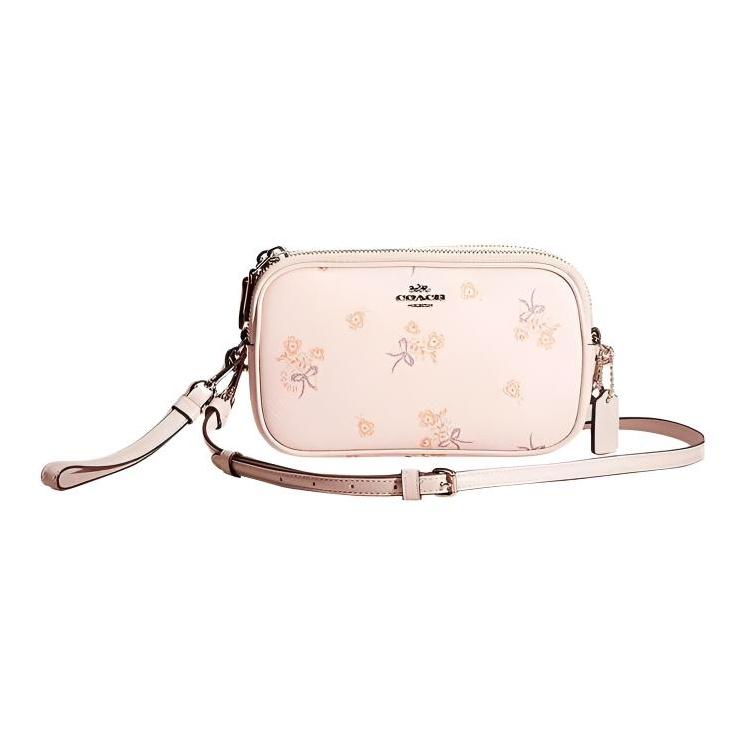 Coach Sadie 19 Zipper Floral Bow Print Coated Canvas Handheld Shoulder Crossbody Bag Small Women bags Ice-Pink CK579-SVNIX Basic Set (Bag+Dust Bag)
Coach Sadie 19 Zipper Floral Bow Print Coated Canvas Handheld Shoulder Crossbody Bag Small Women bags Ice-Pink CK579-SVNIX Basic Set (Bag+Dust Bag)