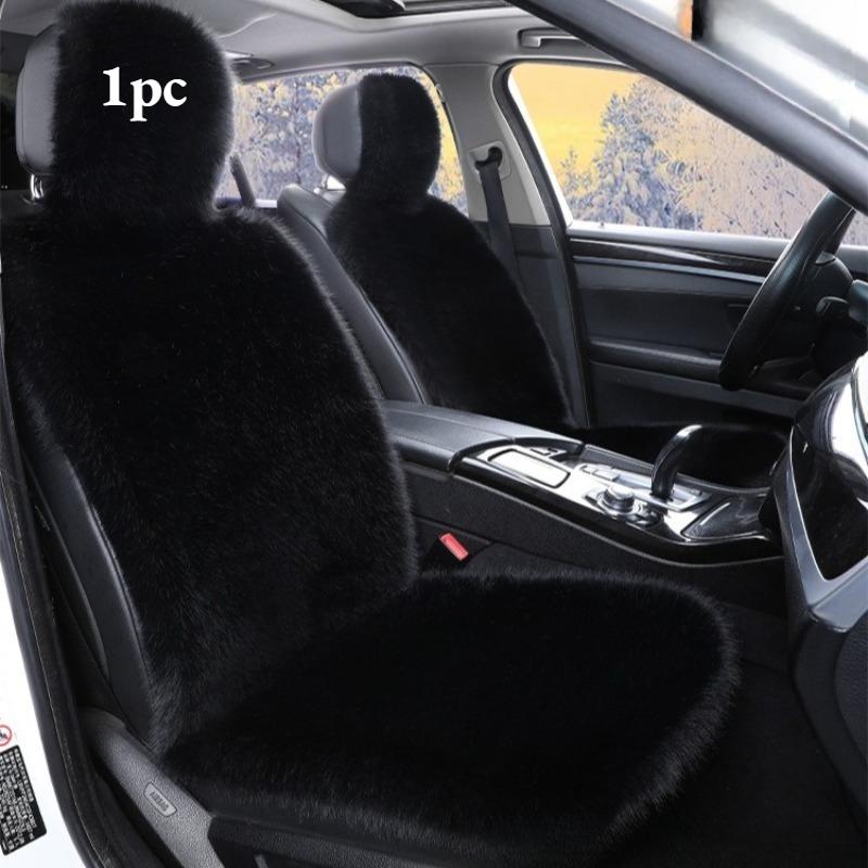 1pc Plush Rabbit Hair Car Seat Cover - Full Size Winter Warm Cushion Protector, Soft Luxury Car Accessory for Seat Cushion Acrylic&Autumn And Winter&1pc чёрный
1pc Plush Rabbit Hair Car Seat Cover - Full Size Winter Warm Cushion Protector, Soft Luxury Car Accessory for Seat Cushion Acrylic&Autumn And Winter&1pc чёрный