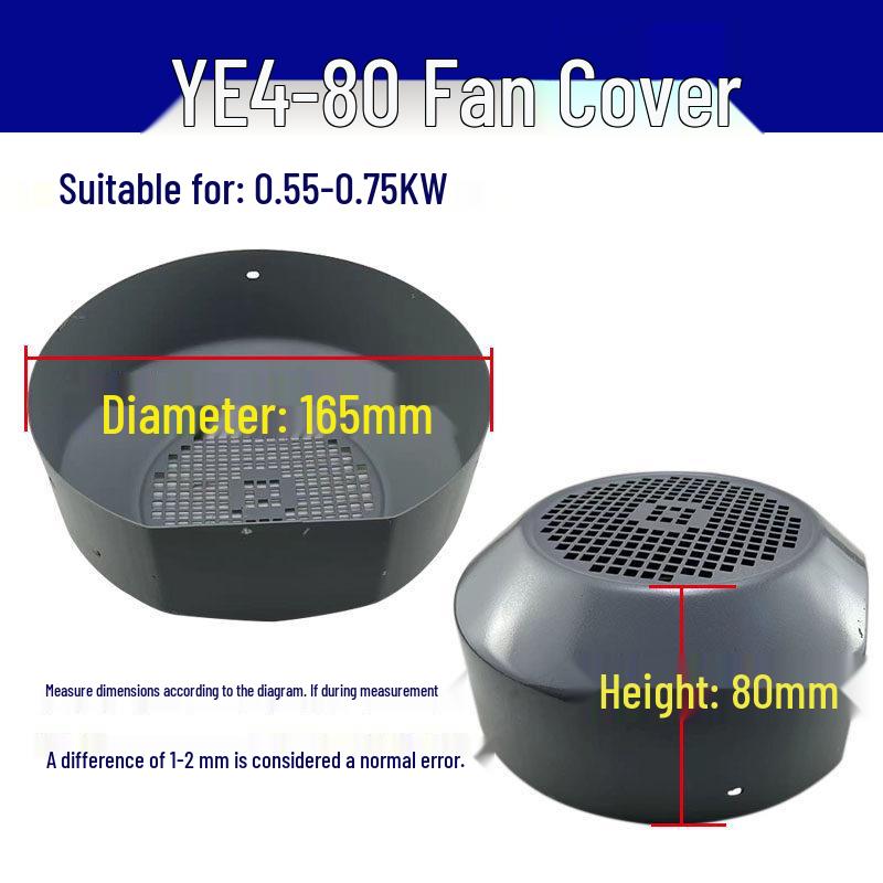 YE4 Cooling Fan Cover for Motors (Sizes: 80, 90, 112, 132, 160, 180, 200)
YE4 Cooling Fan Cover for Motors (Sizes: 80, 90, 112, 132, 160, 180, 200)