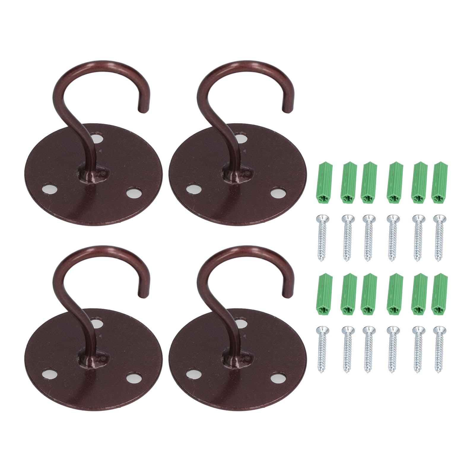 4 Pcs Wall Mount Ceiling Hooks Heavy Duty Iron Wall Mount Hangers for Hanging Bird Feeders Lanterns
4 Pcs Wall Mount Ceiling Hooks Heavy Duty Iron Wall Mount Hangers for Hanging Bird Feeders Lanterns