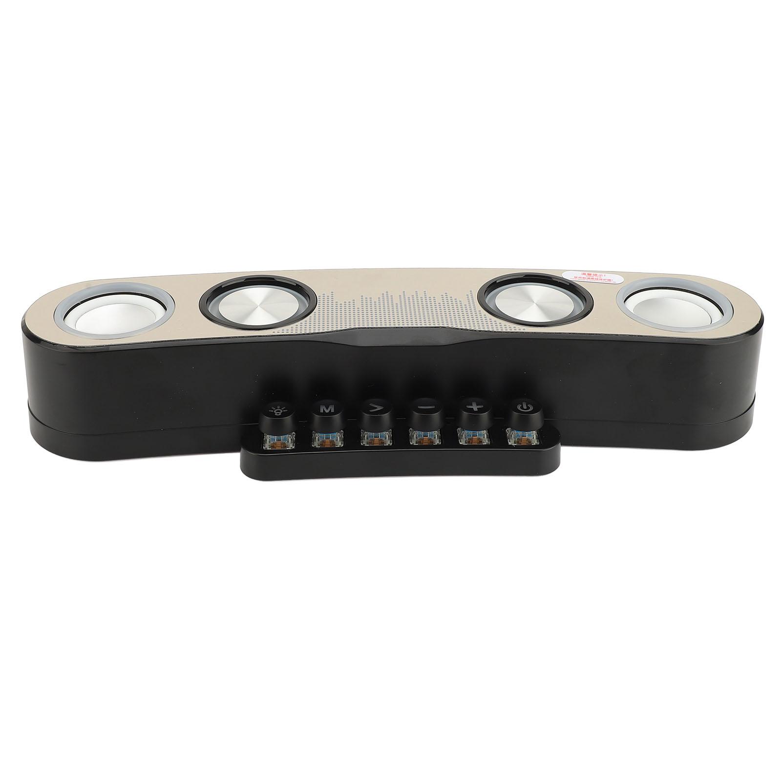 RGB Bluetooth Компьютерные колонки Bluetooth 5.0 Цветной светодиодный свет Настольный ПК Звуковая панель для игр
RGB Bluetooth Компьютерные колонки Bluetooth 5.0 Цветной светодиодный свет Настольный ПК Звуковая панель для игр