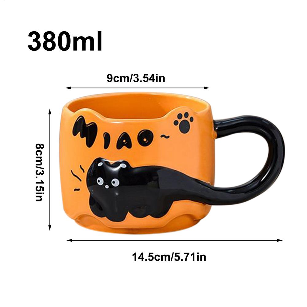 Ceramic Cup Cute Cat Stackable Drinkware 380ml Animal Lovers Coffee Mug Cup For Tea Milk Cappuccino Juice Latte Beer Water 380ml помаранчевий
Ceramic Cup Cute Cat Stackable Drinkware 380ml Animal Lovers Coffee Mug Cup For Tea Milk Cappuccino Juice Latte Beer Water 380ml помаранчевий