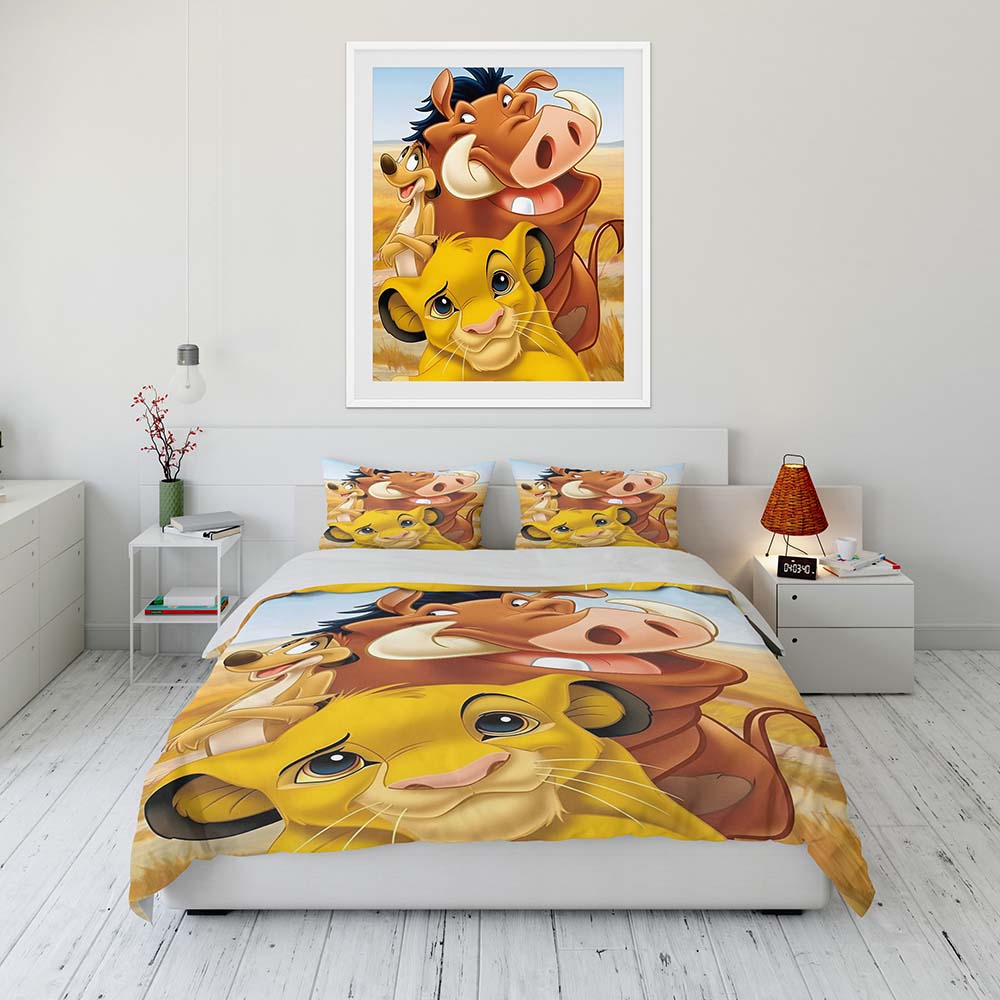 3PC Lion King Bedding Set Kids Adults Single Double King Flat Sheet Duvet Cover Pillowcase Bed Linens Bedclothes Free Shipping 135X200cm
3PC Lion King Bedding Set Kids Adults Single Double King Flat Sheet Duvet Cover Pillowcase Bed Linens Bedclothes Free Shipping 135X200cm