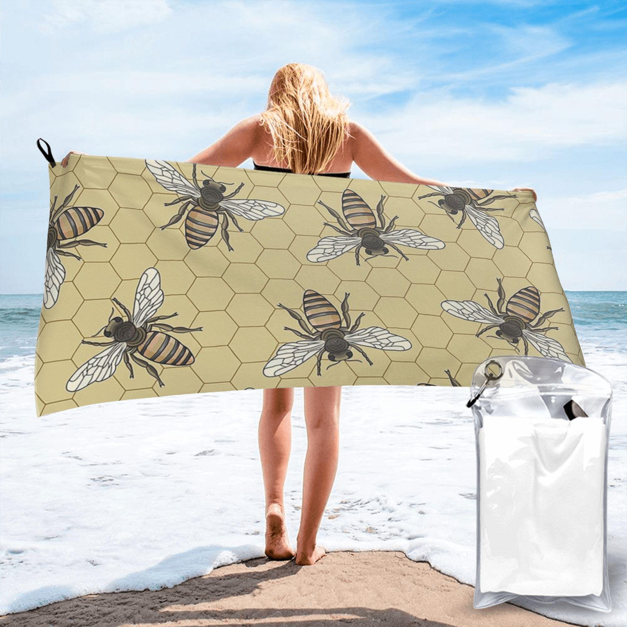 Bee seamless pattern Beach Towel Soft Microfiber Quick Dry Absorbent Quick Towels For Bath W40*H60(CM)
Bee seamless pattern Beach Towel Soft Microfiber Quick Dry Absorbent Quick Towels For Bath W40*H60(CM)