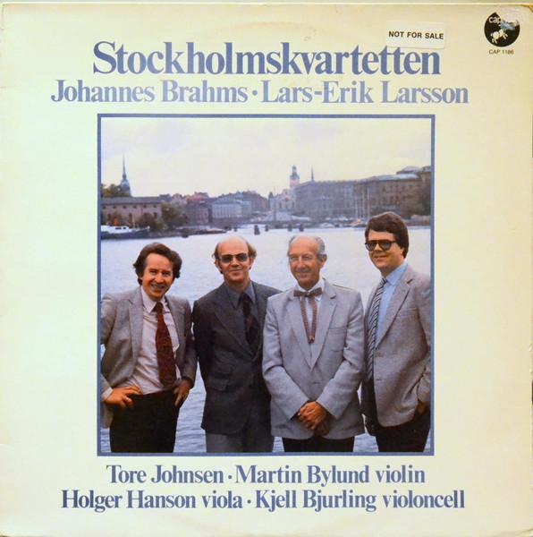 LP Record STOCKHOLMSKVARTETTEN Lars Erik Larsson Johannes Brahms CAP1186 CAPRICE 1980 Sweden Classical Used
LP Record STOCKHOLMSKVARTETTEN Lars Erik Larsson Johannes Brahms CAP1186 CAPRICE 1980 Sweden Classical Used