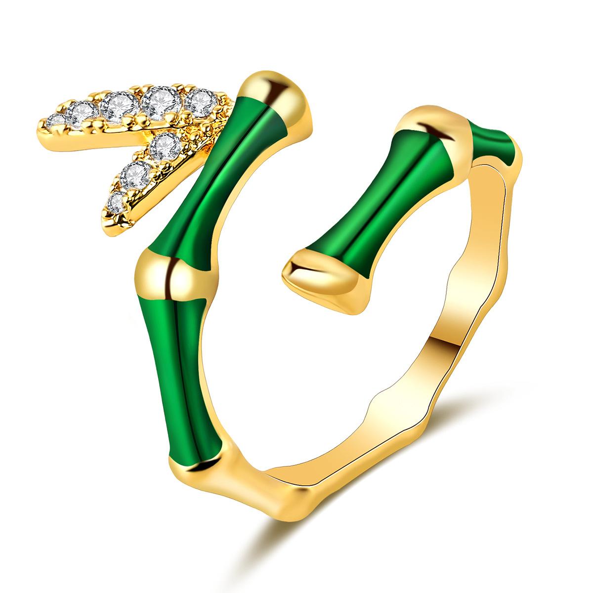 Personalized diamond-set bamboo joint opening adjustable ring niche design light luxury ring adjustable opening
Personalized diamond-set bamboo joint opening adjustable ring niche design light luxury ring adjustable opening