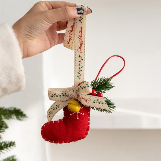 Yousheng Christmas Bell Pendant Flannel Festive Hanging Ornament with Bell Home Decor Christmas Pendant for Mantel Xmas Tree C 
Yousheng Christmas Bell Pendant Flannel Festive Hanging Ornament with Bell Home Decor Christmas Pendant for Mantel Xmas Tree C