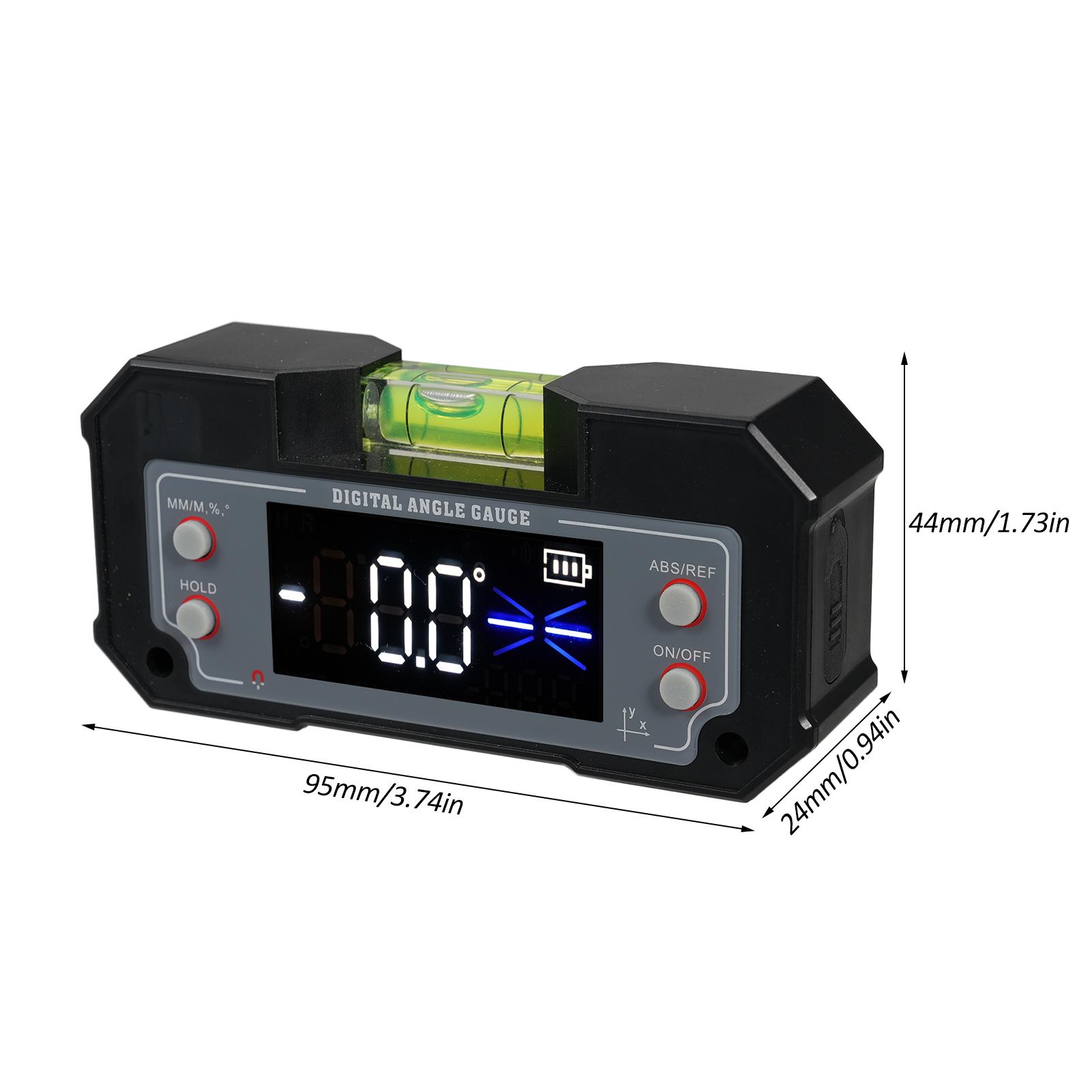 Цифровой угломер, жидкостный уровень, искатель, инклинометр, угломер, оси XY
Цифровой угломер, жидкостный уровень, искатель, инклинометр, угломер, оси XY
