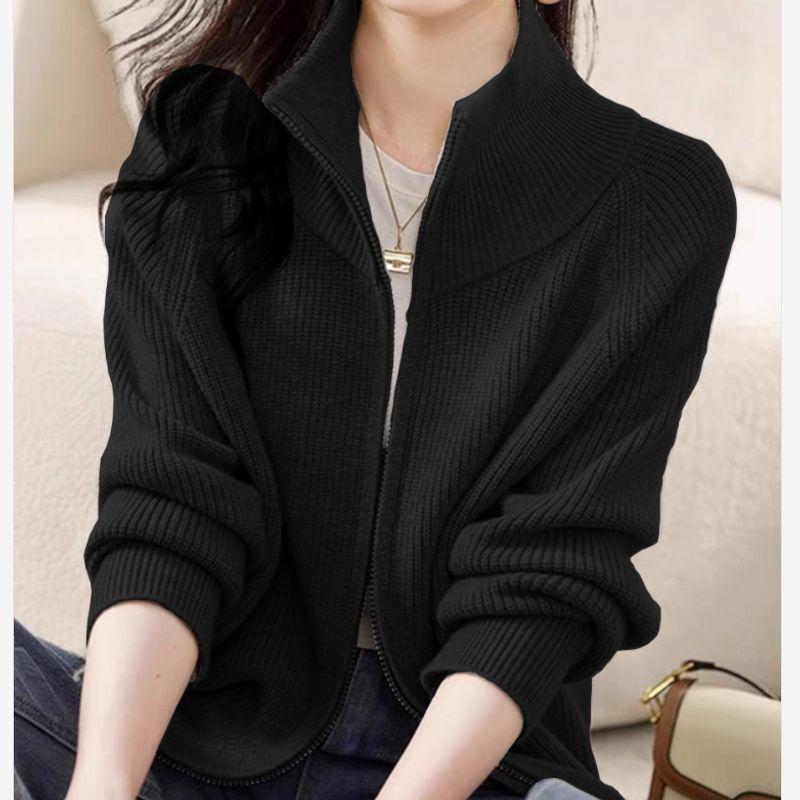 Корейский стиль Осень и Зима Новинка Свободный стиль Воротник-стойка Свободный Модный Вязаный кардиган На молнии Верхняя одежда Рукав реглан Длинный рукав Свитер Женский Black One size(42.50kg -67.50kg)
Корейский стиль Осень и Зима Новинка Свободный стиль Воротник-стойка Свободный Модный Вязаный кардиган На молнии Верхняя одежда Рукав реглан Длинный рукав Свитер Женский Black One size(42.50kg -67.50kg)