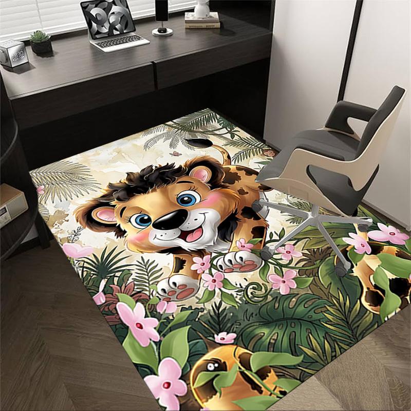 1PC Lion Jungle Extra Large Non-Slip Floor carpet, Office, family, bedroom, Studio - Large Area Rug,Longlasting Material-K0411 60cm by 90cm
1PC Lion Jungle Extra Large Non-Slip Floor carpet, Office, family, bedroom, Studio - Large Area Rug,Longlasting Material-K0411 60cm by 90cm