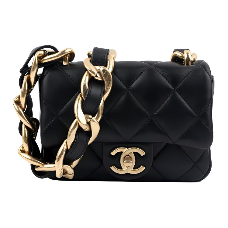 Chanel Чорна Шкіряна Сумка-Месенджер Золота Пряжка Ланцюжок Ромбоподібний Візерунок Шкіра Ягняти Клапан Gift Set(Basic Set+Box+Shopping Bag) чорний
Chanel Чорна Шкіряна Сумка-Месенджер Золота Пряжка Ланцюжок Ромбоподібний Візерунок Шкіра Ягняти Клапан Gift Set(Basic Set+Box+Shopping Bag) чорний