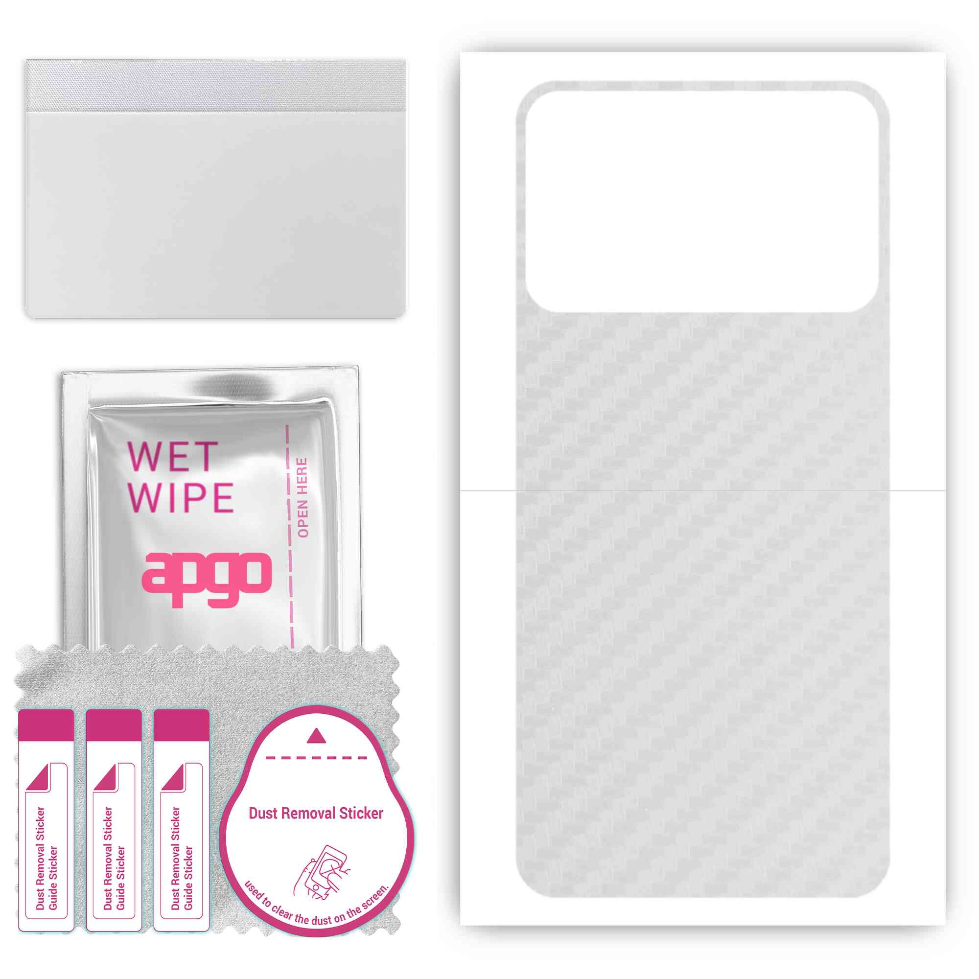apgo Protective Skin Sticker for the back compatible with Realme V30T, Wrap Film, Foil, Vinyl - Pattern Transparent Carbon
apgo Protective Skin Sticker for the back compatible with Realme V30T, Wrap Film, Foil, Vinyl - Pattern Transparent Carbon