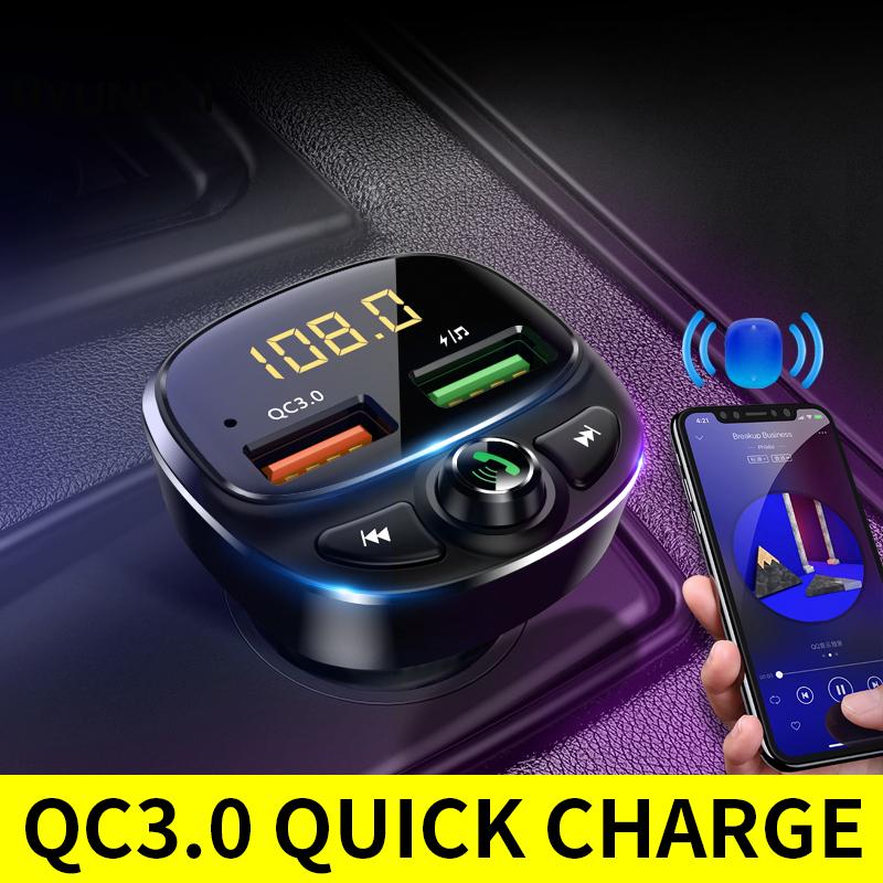 HY87 Car MP3 Player Bluetooth-compatible FM Transmitter Dual USB Car Charger Support QC3.0 Type A
HY87 Car MP3 Player Bluetooth-compatible FM Transmitter Dual USB Car Charger Support QC3.0 Type A