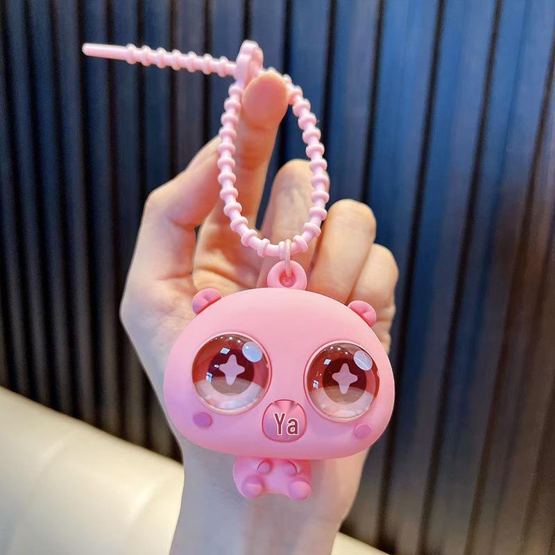 Big-Eyed Panda & Capybara Stress Relief Squeeze Toy Keychain - Cute Bag Charm розовый
Big-Eyed Panda & Capybara Stress Relief Squeeze Toy Keychain - Cute Bag Charm розовый