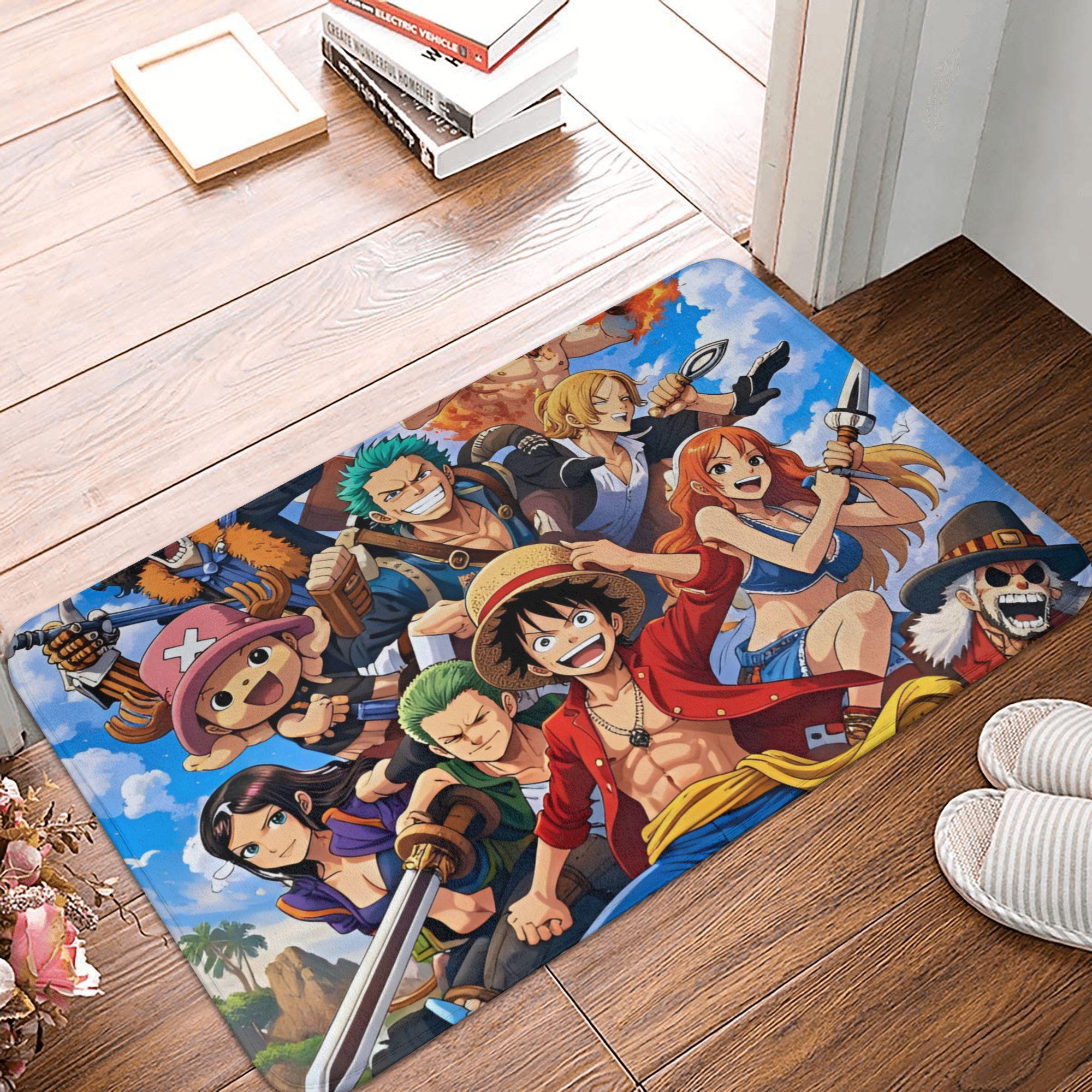 One Piece Front Door Floor Entrance Mats Outdoor Luffy Pirate King Anime Bath Kitchen Doormat Garage Carpet Rug 40x60cm
One Piece Front Door Floor Entrance Mats Outdoor Luffy Pirate King Anime Bath Kitchen Doormat Garage Carpet Rug 40x60cm