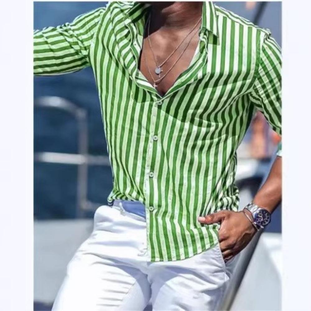Autumn Winter New Men Clothes 3D Digital Print Long Sleeve Casual Stripe Shirt 100% Polyester 3XL зелений
Autumn Winter New Men Clothes 3D Digital Print Long Sleeve Casual Stripe Shirt 100% Polyester 3XL зелений