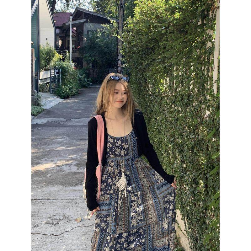 Plus Size Plus Size Ladies Retro Ethnic Floral Strap Dress Women Spring New Design Sense Chic Mid-Length Skirt 8822 Black Shoulder Pad Jacket XL
Plus Size Plus Size Ladies Retro Ethnic Floral Strap Dress Women Spring New Design Sense Chic Mid-Length Skirt 8822 Black Shoulder Pad Jacket XL