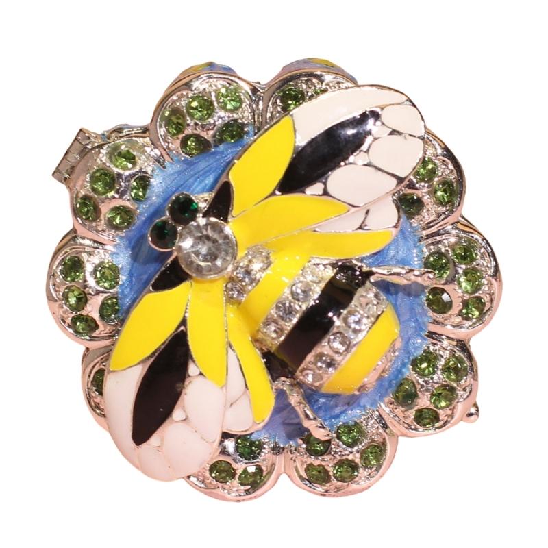 Handcrafted Enamel Metal Jewelry Organiser With Secure Closure And Compartments Rings Earrings Display Case синій
Handcrafted Enamel Metal Jewelry Organiser With Secure Closure And Compartments Rings Earrings Display Case синій