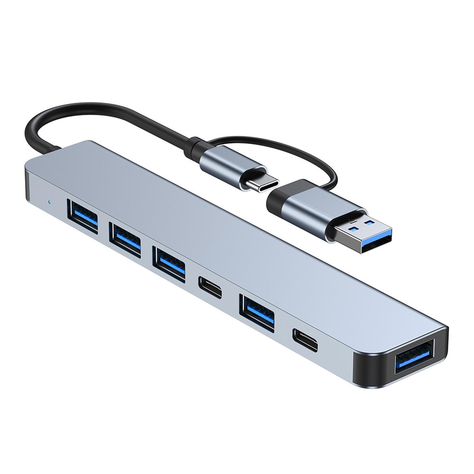 7 in 1 Type C Hub 5W Charging Plug and Play Aluminum Alloy USB Docking Station for Keyboards PC
7 in 1 Type C Hub 5W Charging Plug and Play Aluminum Alloy USB Docking Station for Keyboards PC