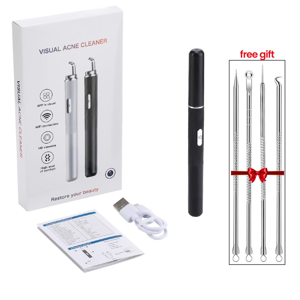 Visual Acne Cleaner Electric Blackhead Remover Pore Cleaner Pimple Blemish Extractor Remover Needles Remove Tools with HD Camera чёрный
Visual Acne Cleaner Electric Blackhead Remover Pore Cleaner Pimple Blemish Extractor Remover Needles Remove Tools with HD Camera чёрный