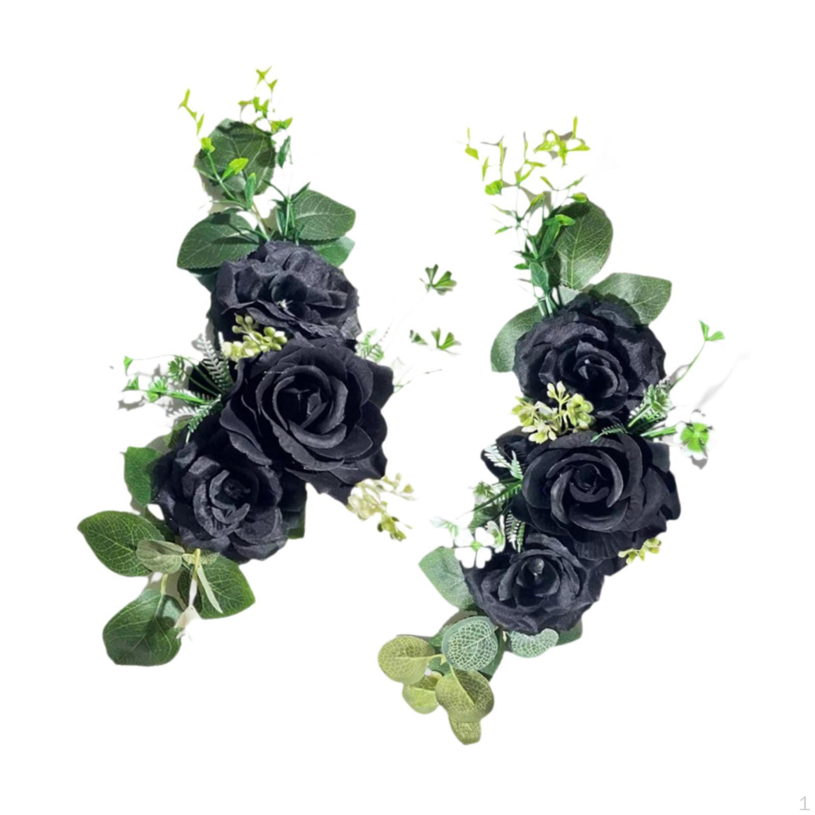 2 Pieces Artificial Flower Swags Decoration Hanging Wedding Arrangements for Entryway Celebrations чорний
2 Pieces Artificial Flower Swags Decoration Hanging Wedding Arrangements for Entryway Celebrations чорний