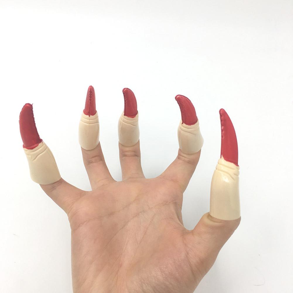 10pcs Zombie Witch Fake Fingers Nail Set Cover Halloween Decoration Prop Witch Ghost Fake Finger Claws red#0
10pcs Zombie Witch Fake Fingers Nail Set Cover Halloween Decoration Prop Witch Ghost Fake Finger Claws red#0