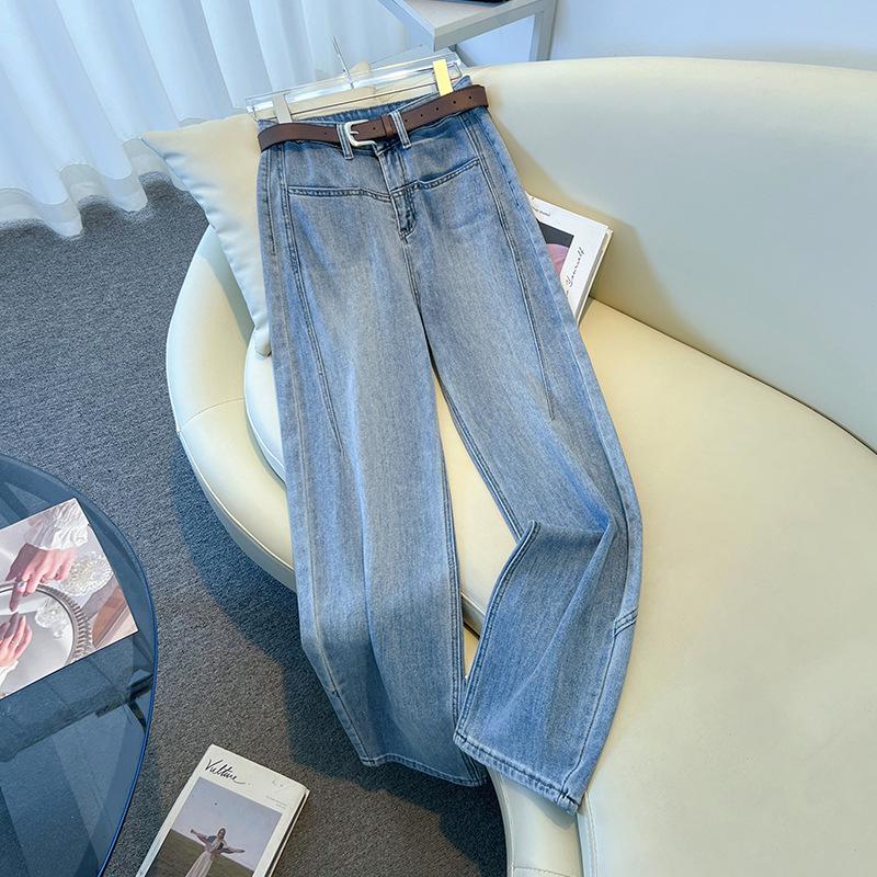 Women s High Waist Slimming Light Wash Jeans - 2025 Spring Loose Straight Leg and Wide Leg Options Medium
Women s High Waist Slimming Light Wash Jeans - 2025 Spring Loose Straight Leg and Wide Leg Options Medium