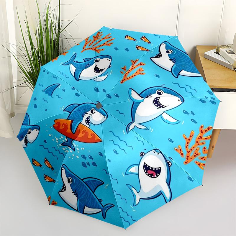 1pc Ocean Adventure Sharks Pattern Umbrella with Plastic Handle,Suitable for All Seasons Home Travel Outdoor UmbrellaB1928
1pc Ocean Adventure Sharks Pattern Umbrella with Plastic Handle,Suitable for All Seasons Home Travel Outdoor UmbrellaB1928