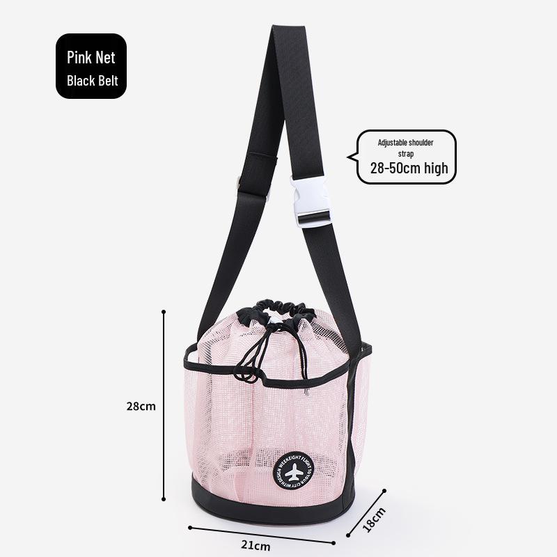 Breathable Crossbody Swim & Beach Bag with Draining Basket світло-рожевий колір
Breathable Crossbody Swim & Beach Bag with Draining Basket світло-рожевий колір