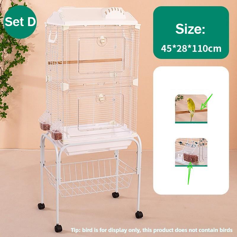 Safety Bird Cages Lock Parrot Birds Iron Net Nests Birds Toy Storage Rack Cage Parrots House Nest for Bird Accessories Supplies
Safety Bird Cages Lock Parrot Birds Iron Net Nests Birds Toy Storage Rack Cage Parrots House Nest for Bird Accessories Supplies
