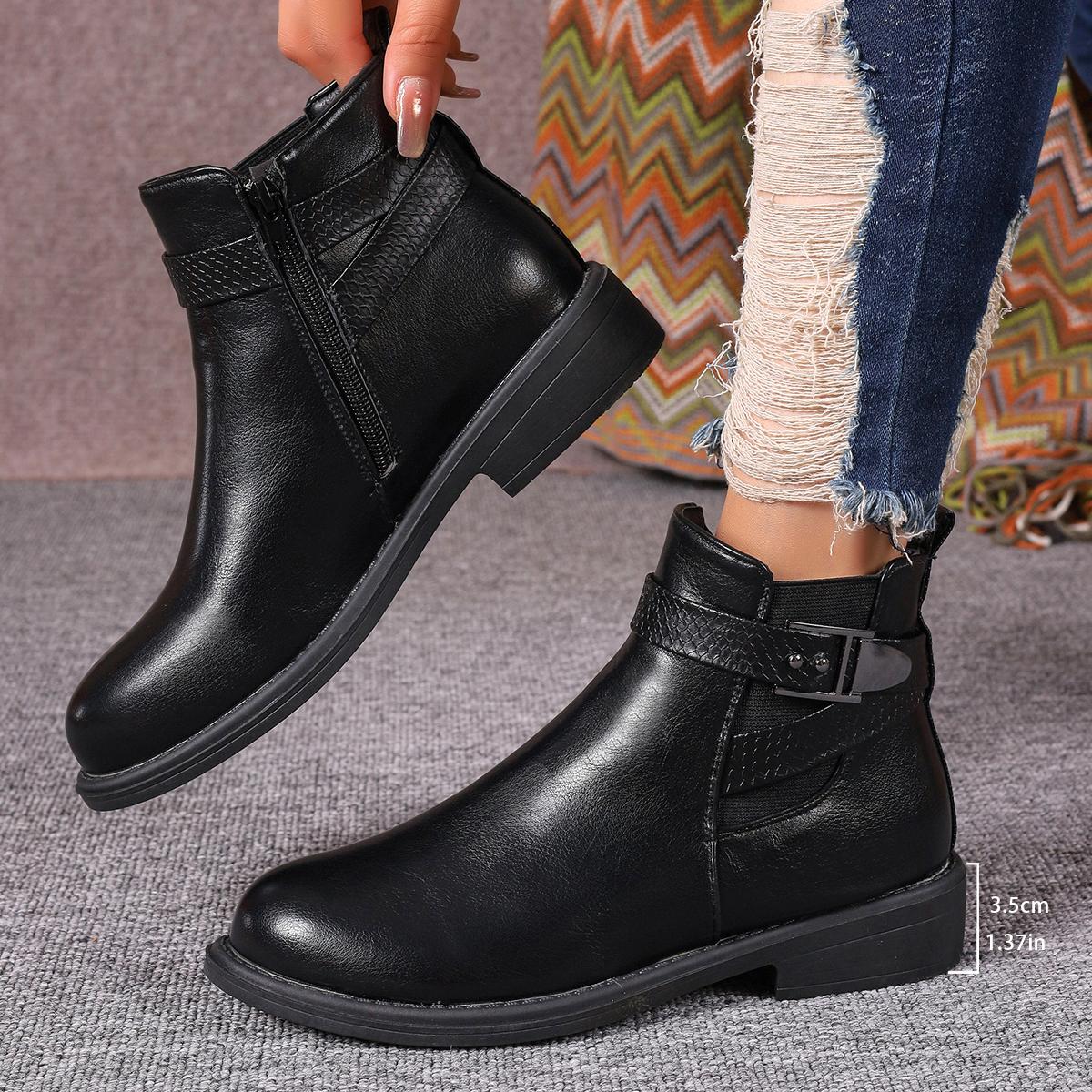 Women Boots Spring and Autumn Concise Zip Ankle Boots Women Square Heel Solid Warm Modern Boots Outdoor Fashion Shoes for Women 36 чёрный
Women Boots Spring and Autumn Concise Zip Ankle Boots Women Square Heel Solid Warm Modern Boots Outdoor Fashion Shoes for Women 36 чёрный