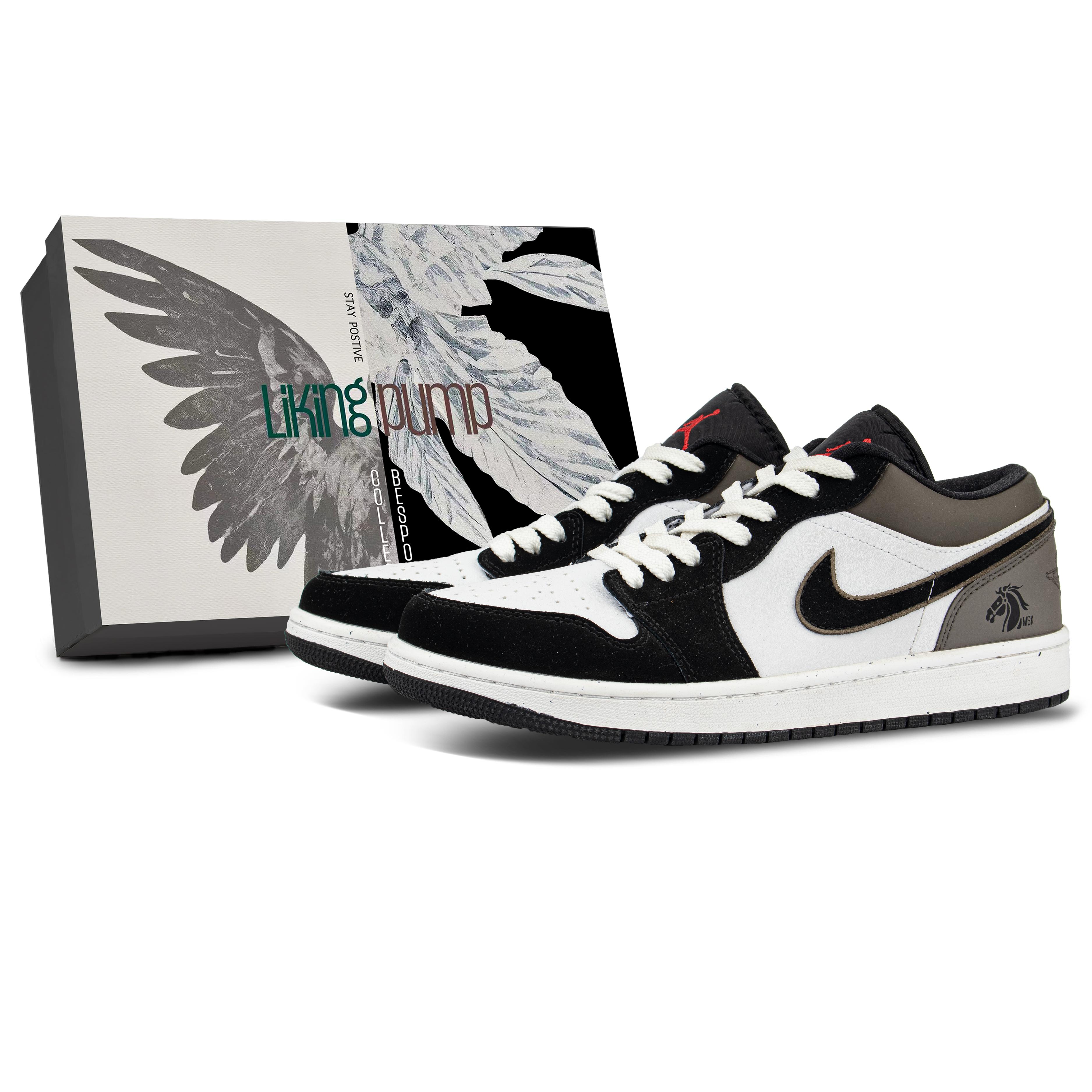 Jordan Air Jordan 1 Leather Cushioning Coverage Low top Vintage Basketball Shoes Unisex Black Brown 553558-165(Team1117-BOX) 40.5
Jordan Air Jordan 1 Leather Cushioning Coverage Low top Vintage Basketball Shoes Unisex Black Brown 553558-165(Team1117-BOX) 40.5