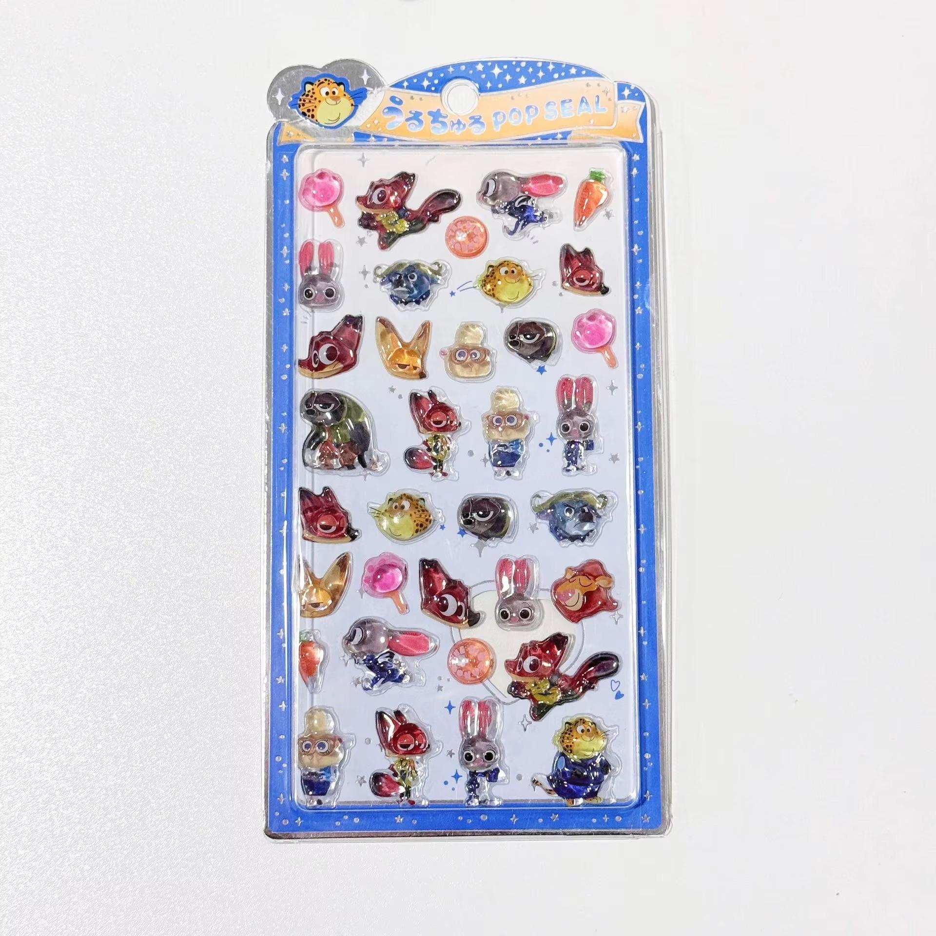 Zootopia 3D Epoxy Resin Stickers Solid Crystal Embossed Cute Cartoon Decorative Stickers For Kids Laptop Phone Case Decoration
Zootopia 3D Epoxy Resin Stickers Solid Crystal Embossed Cute Cartoon Decorative Stickers For Kids Laptop Phone Case Decoration