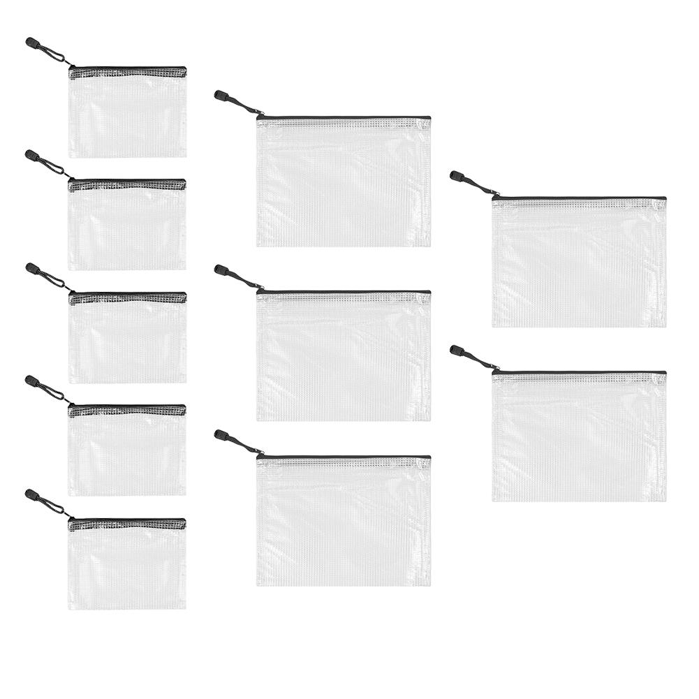 10Pcs Mesh Zipper Pouch A5 A6 Plastic Zip File Folders Document Organizer for School Office Supplies Travel Storage Bags чорний
10Pcs Mesh Zipper Pouch A5 A6 Plastic Zip File Folders Document Organizer for School Office Supplies Travel Storage Bags чорний