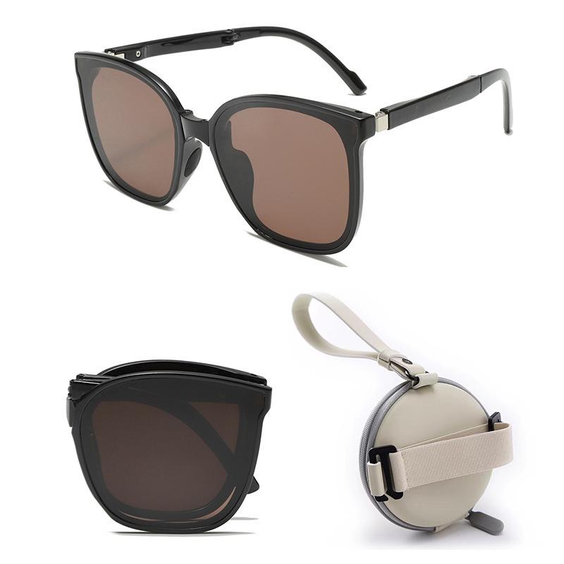 Trendy New Square Folding Sunglasses Fashionable Large Frame Anti-UV Glasses Personalized And Versatile Sunglasses + Storage Bag Other черный коричневый
Trendy New Square Folding Sunglasses Fashionable Large Frame Anti-UV Glasses Personalized And Versatile Sunglasses + Storage Bag Other черный коричневый