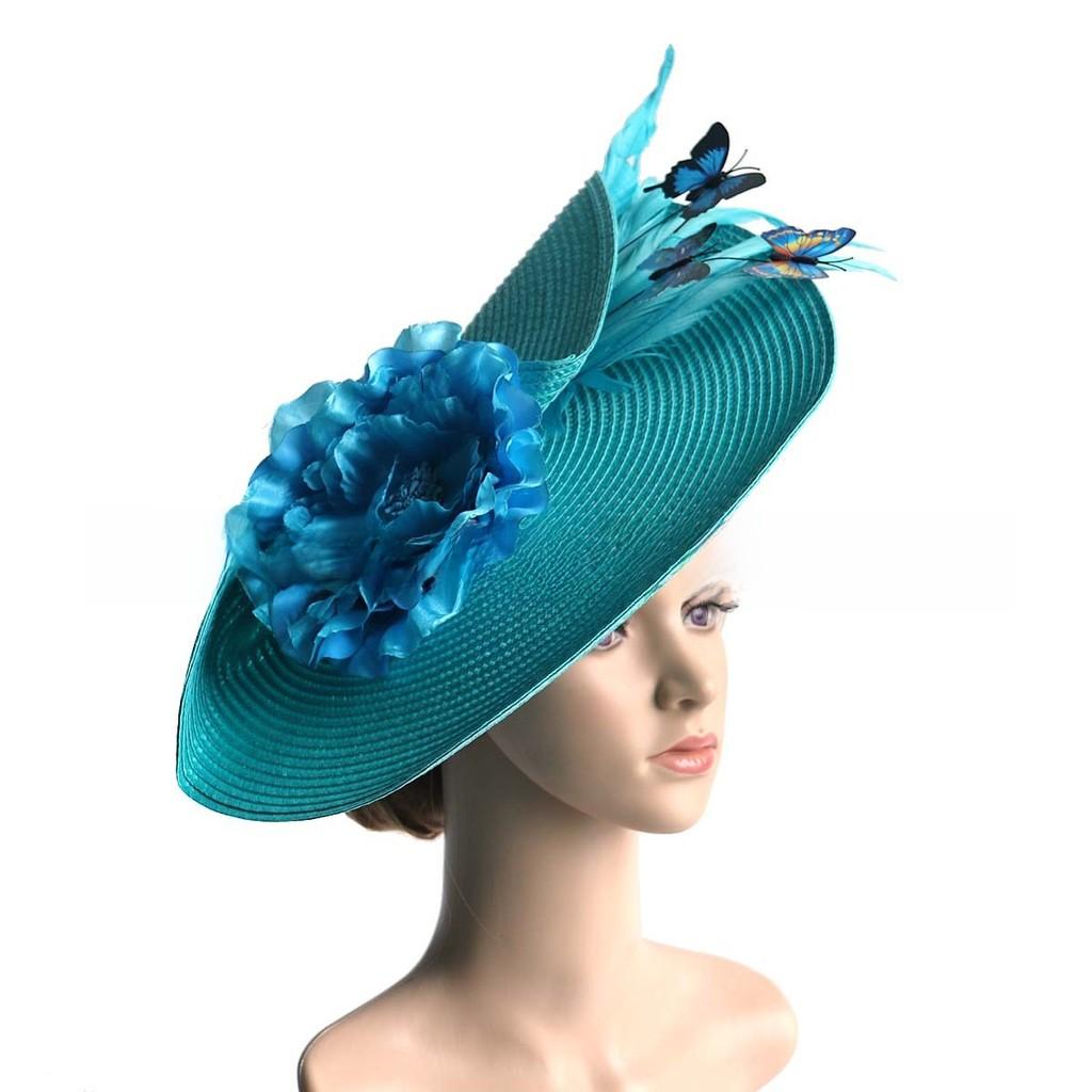 Vintage British Peony Flower Hat With Wide Brim And Flat Top For Elegant Wedding Or Garden Party синій
Vintage British Peony Flower Hat With Wide Brim And Flat Top For Elegant Wedding Or Garden Party синій
