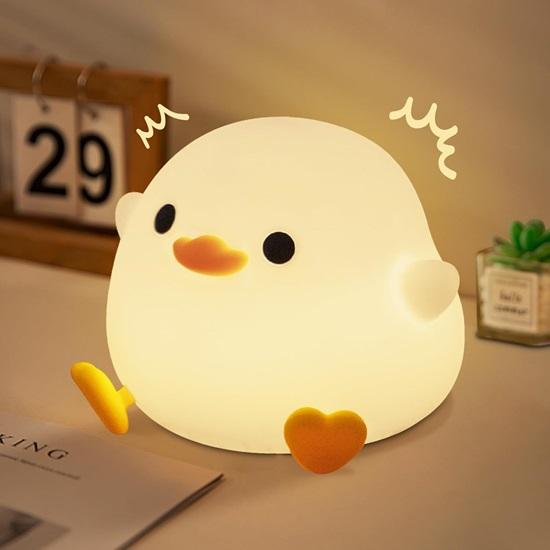 Duck Lamp, Cute Pea Duck Night Light, Dimmable Ducky Night Lamp, Kids Sleep, Rechargeable Bedside Touch Silicone Lamp, Unique Dorm Decor Gift Toy
Duck Lamp, Cute Pea Duck Night Light, Dimmable Ducky Night Lamp, Kids Sleep, Rechargeable Bedside Touch Silicone Lamp, Unique Dorm Decor Gift Toy