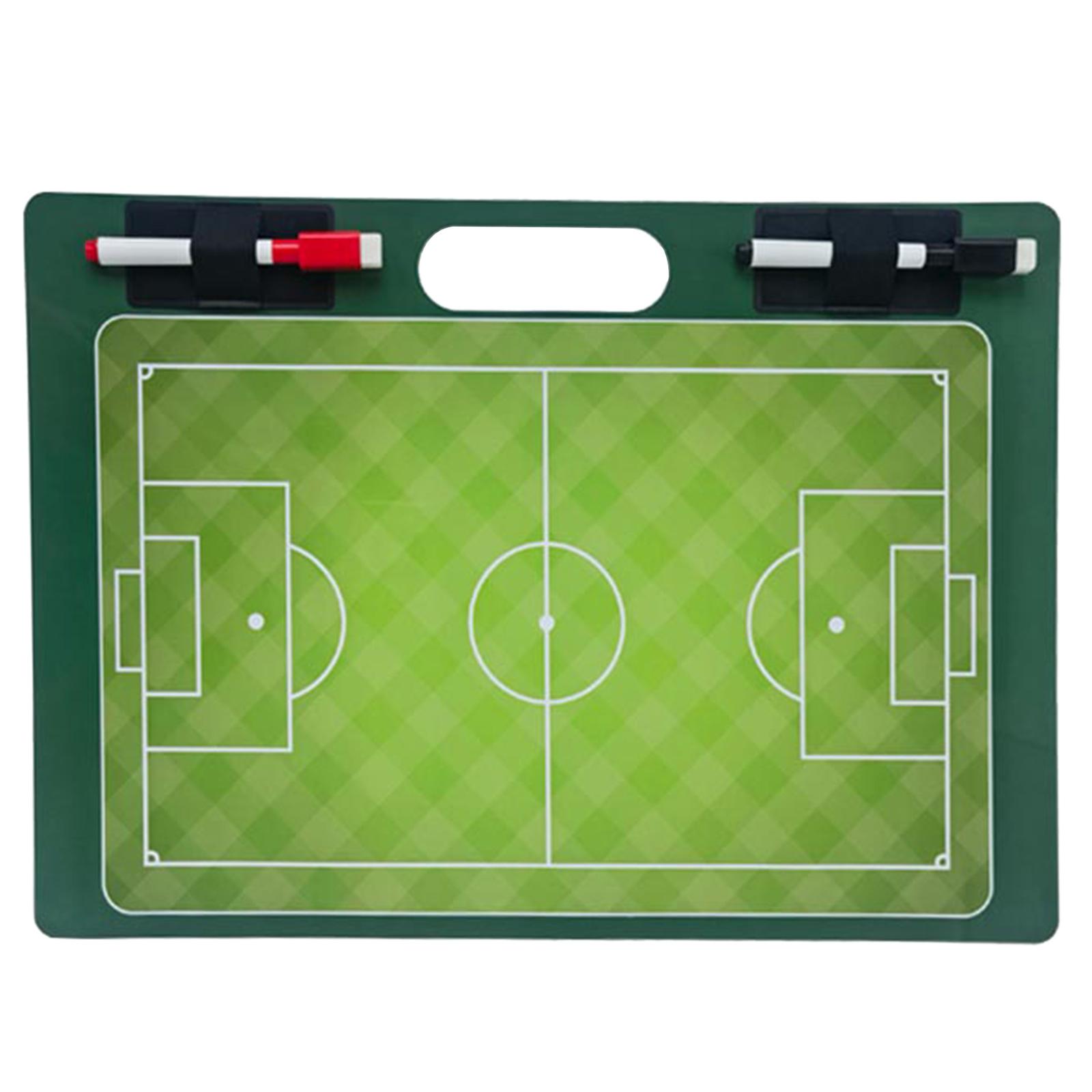 Double-Sided Basketball Full Half Court Tactic Board Dry Erases Board Football Coaching Board for Coaches with 2 Markers
Double-Sided Basketball Full Half Court Tactic Board Dry Erases Board Football Coaching Board for Coaches with 2 Markers