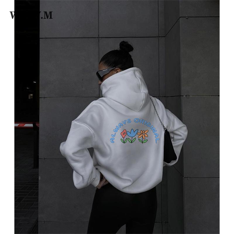 WYWM Elegant Flower Graphic Hoodies Women 2023 Autumn Trendy Soft Loose High Street Sweatshirt Female Clothes Oversized Casual Long Sleeve Pullover
WYWM Elegant Flower Graphic Hoodies Women 2023 Autumn Trendy Soft Loose High Street Sweatshirt Female Clothes Oversized Casual Long Sleeve Pullover