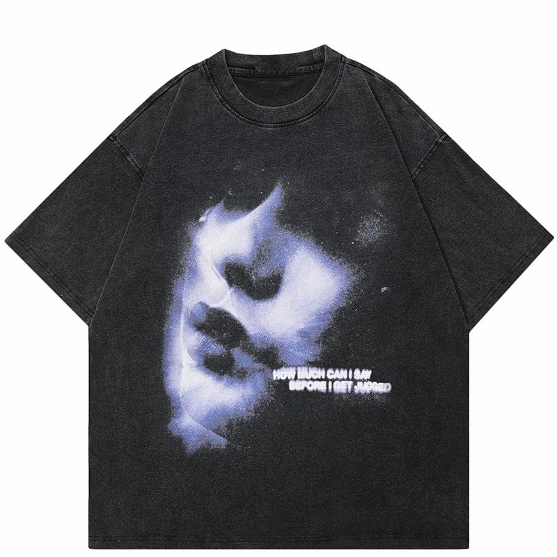 2024 HipHop Streetwear Retro Washed TShirt Men Hipster Face Graphic T Shirt Cotton Vintage Tshirt Harajuku Tops Tees Unisex Y2K S
2024 HipHop Streetwear Retro Washed TShirt Men Hipster Face Graphic T Shirt Cotton Vintage Tshirt Harajuku Tops Tees Unisex Y2K S