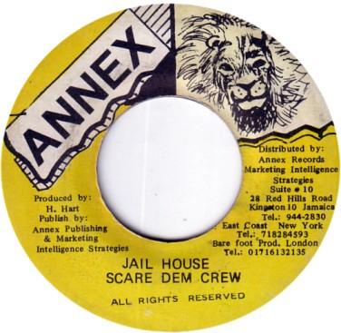 7inch Record SCARE DEM CREW - Jail House NONE Annex 1997 Jamaica Reggae, Ska & Dub Used
7inch Record SCARE DEM CREW - Jail House NONE Annex 1997 Jamaica Reggae, Ska & Dub Used