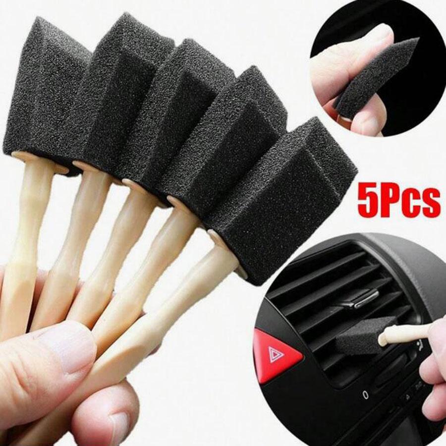 5Pcs Car Air Conditioner Vent Cleaner Cleaning Brush Detailing Scrub Brush Outlet Wash Duster Dust Removal Auto Interior Clean Tool
5Pcs Car Air Conditioner Vent Cleaner Cleaning Brush Detailing Scrub Brush Outlet Wash Duster Dust Removal Auto Interior Clean Tool