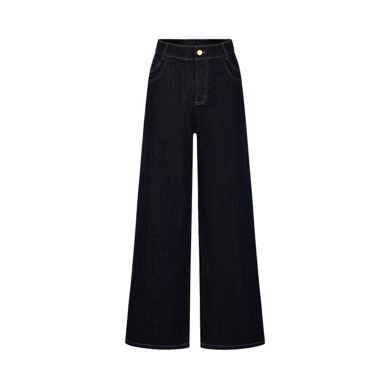 Women s Elegant Exposed Stitch Straight-Leg Denim Jeans M
Women s Elegant Exposed Stitch Straight-Leg Denim Jeans M