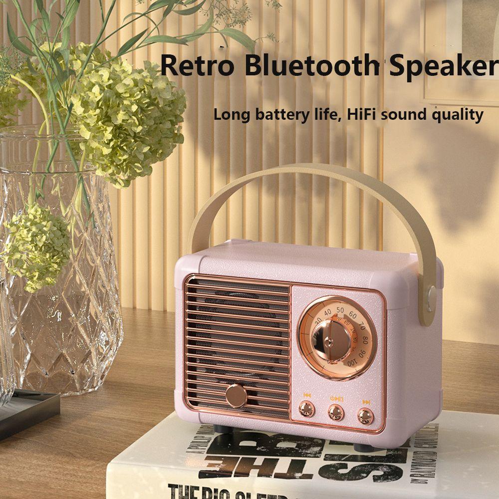 Модный ретро портативный музыкальный плеер Bluetooth-динамик мини-динамики Hi-Fi стерео
Модный ретро портативный музыкальный плеер Bluetooth-динамик мини-динамики Hi-Fi стерео