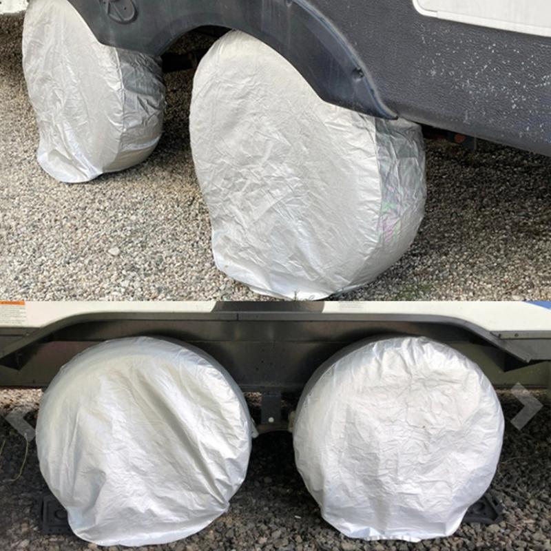 4PCS Oxford Cloth Car SUV Tire Cover 68-73CMx32CM Wheel Sleeve Bag for 27-29 inch Tire Silver
4PCS Oxford Cloth Car SUV Tire Cover 68-73CMx32CM Wheel Sleeve Bag for 27-29 inch Tire Silver