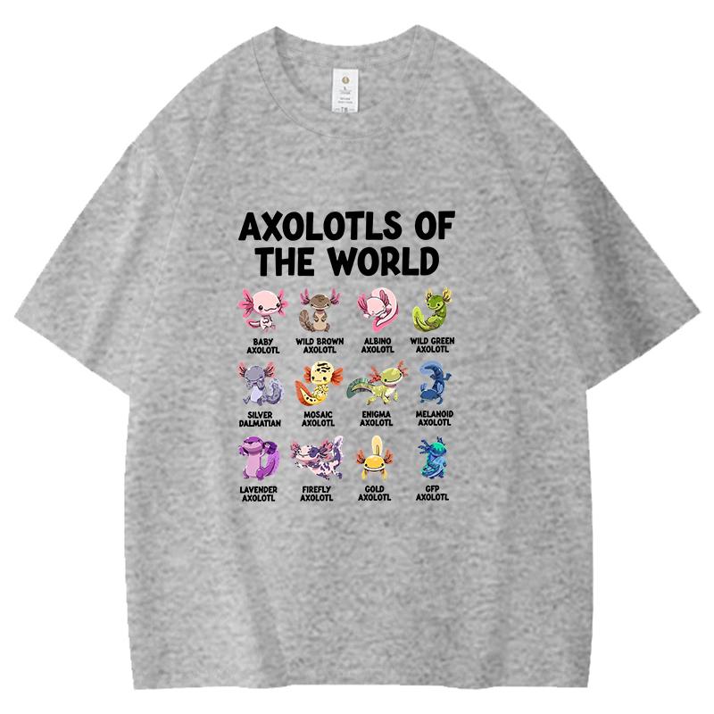 New Hot Axolotls of the World Print Tshirts Women Unisex Summer Casual Tshirts O Neck Shortsleeved Tshirts Fashion Shirts Tee S
New Hot Axolotls of the World Print Tshirts Women Unisex Summer Casual Tshirts O Neck Shortsleeved Tshirts Fashion Shirts Tee S